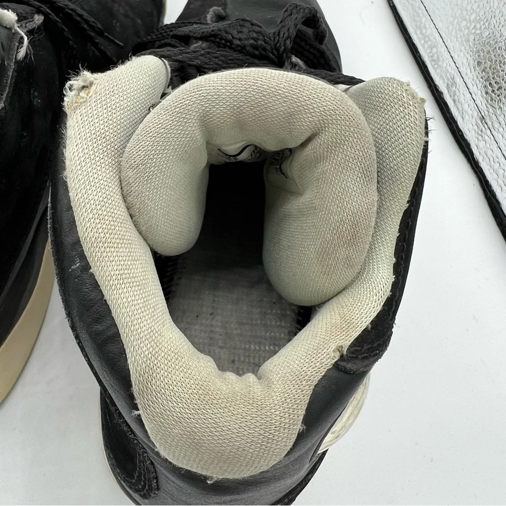 Nike Boys Air Jordan 13 439358-015‎ Black Basketball Shoes Sneakers Size 7Y READ